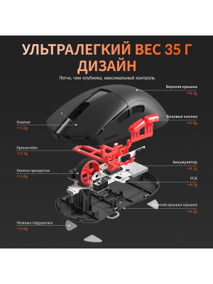 Купить Компьютерная мышь DAREU A950 Wing Черный-2.png